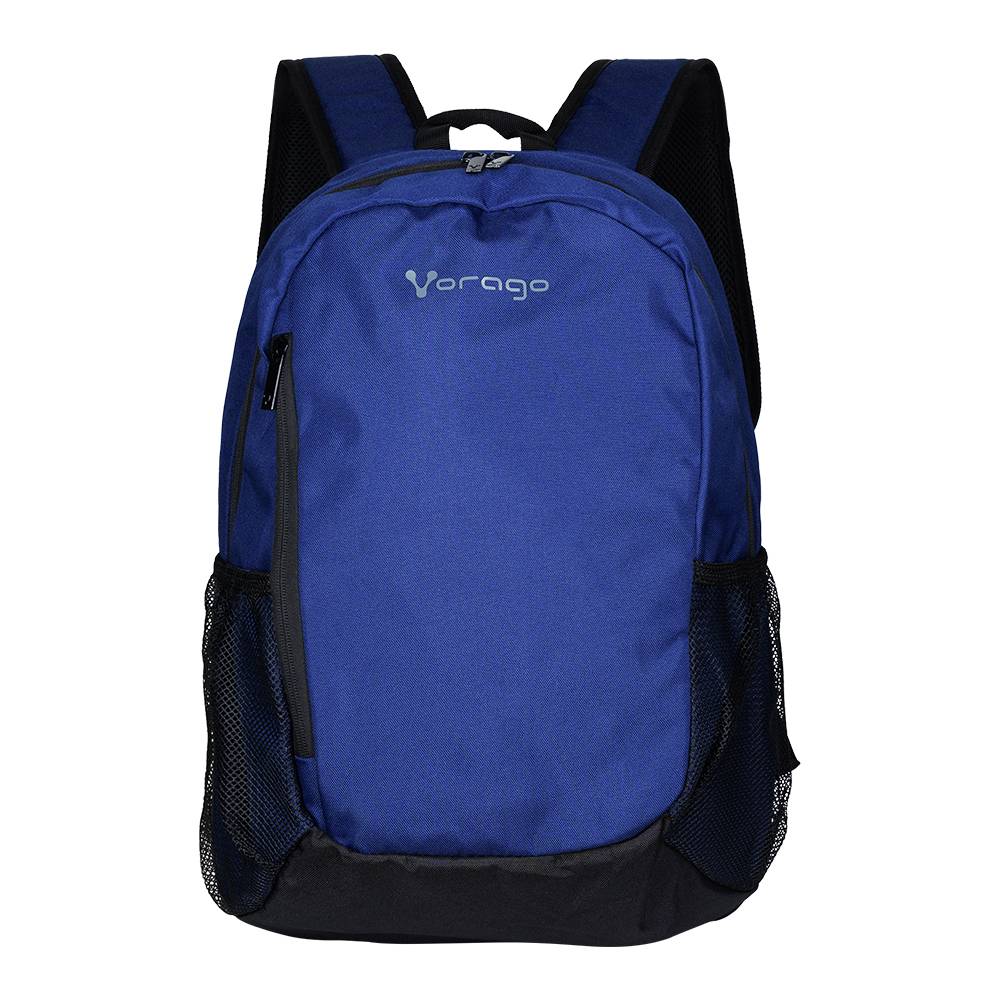MOCHILA VORAGO BP-150 ECOLÓGICA rPET LAPTOP 15.6 pugladas AZUL / NEGRO - MOCHILA VORAGO BP-150 ECOLÓGICA rPET LAPTOP 15.6 pugladas AZUL / NEGRO -